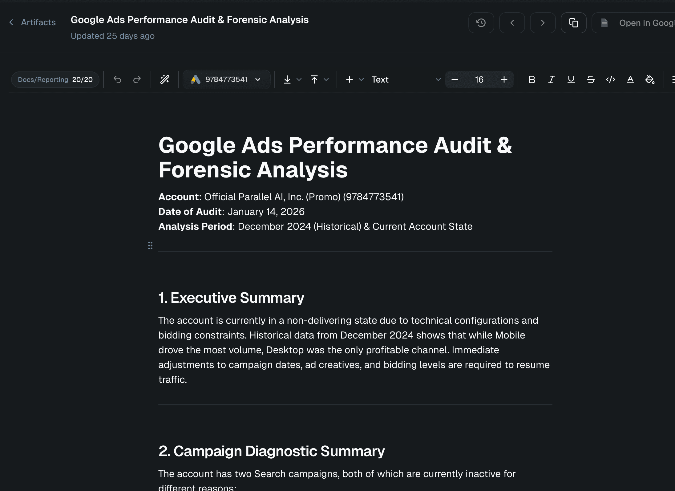 Docs that start informed